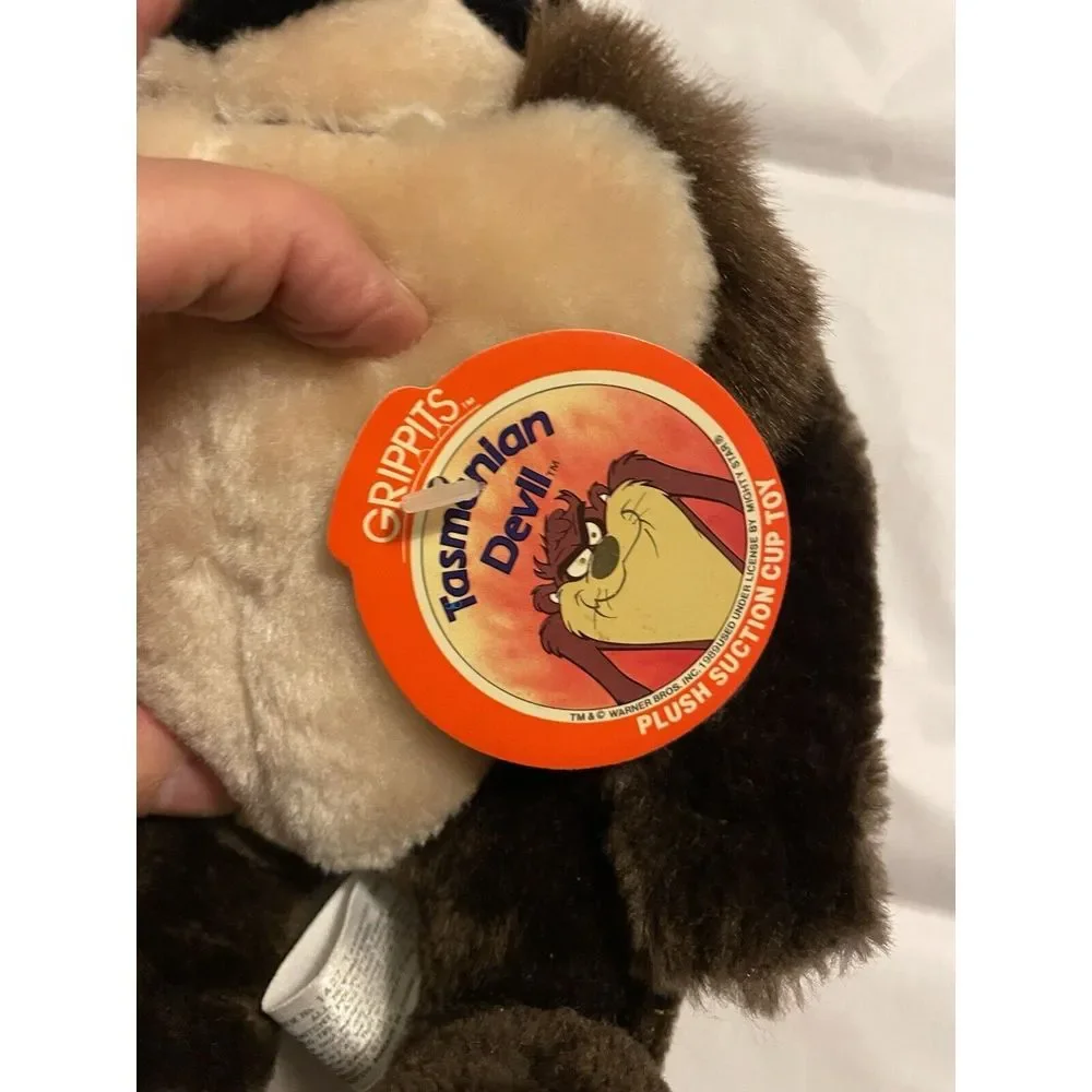 1988 And 1989 Tazmanian Devil Plush Tennis And Grippits With Tags Toy‎
